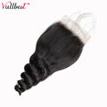 Vallbest Loose Wave Bundles With Closure Human Hair 3 Bundles With Lace Closure Brazilian Hair Weave Bundles Remy Hair Extension
