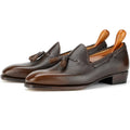 Cie Fiddle-Back /Beveled Waist Loafer With Metal Toe Men's Leather Footwear Wedding Party Casual Dress Shoe Fashiion Male LO54