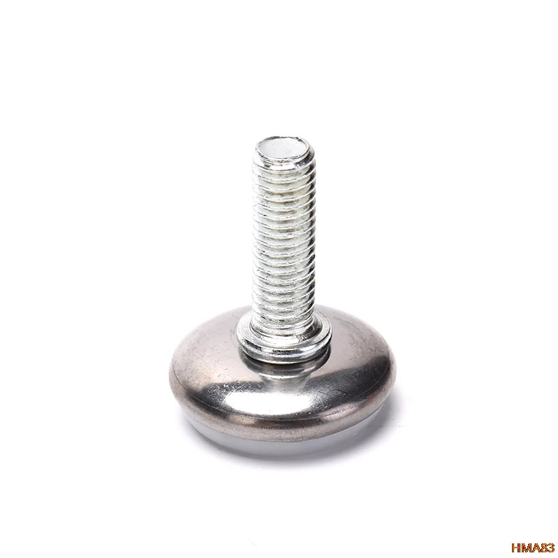 4 Pcs Adjustable Steel Furniture Legs Anti-slip Base Table Cabinet Leg Pad Feet Leveler M6 M8 Screw Metal Furniture Foot Level