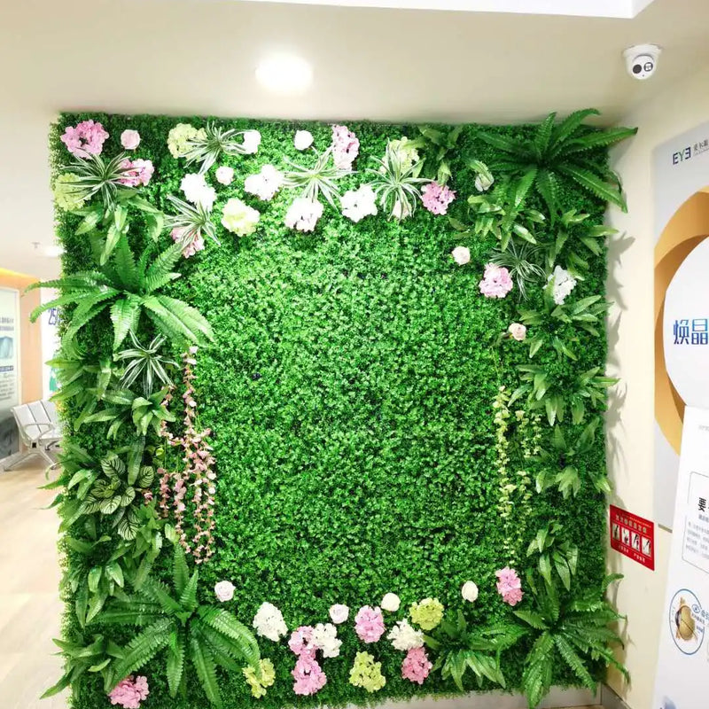 Artificial Plant for Background Wall Decoration, DIY Simulation Grass Leaf, Wedding Background, Party, Garden, Flower, New