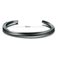 Vnox Vintage Stainless Steel Bangle for Men Women Mobius Twisted Cuff Bracelet Unisex Casual Pulseira - Visuel 12 | SAMAG