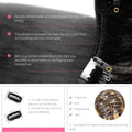 ZZHAIR Clip In 100% Human Remy Hair Extensions 16"-28" 8Pcs Set 100g-160g Full Head Body Wavy Natural