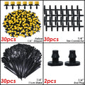 KESLA Garden Drip Irrigation Kit for 4/7mm 1/4'' Hose Automatic Watering Sprinkler Dripper Tee Connector Misting Cooling System