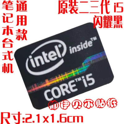 DIY Sticker Decoration Original Second And Third-Generation Cpu i3 i5 i7 Laptop Personality Label