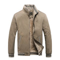 2025 Autumn Men Jackets 100% Cotton Chaqueta Casual Solid Fashion Vintage Warm Vestes Coats High Quality M-5XL Winter Jacket Men