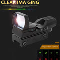 Hot 20mm Rail Riflescope Hunting Optics Holographic Red Dot Sight Reflex 4 Reticle Scope Collimator Sight