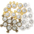10 pcs Enamel charms antique bronze metal watch pendants fit diy necklace bracelet charms for Jewelry making W80