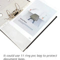 Deli Large Ring Binder A4 File Folder Kraft Paper Archivador Anillas A4 Folder For Documents Organizer Big Ring Binder Folder A4