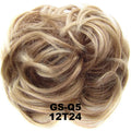 Jeedou Messy Bun Chignon Donut Hair Pad Elastic Hair Rope Rubber Band Synthetic Hairpiece Hair Accessories for Women