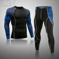 Men's Thermal Underwear Set MMA Tactics Fitness Leggings Base Compression Sports Suit Underwear Long Johns Men Clothing Brand