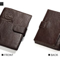 KAVIS Genuine Leather Wallet Men Passport Holder Coin Purse Magic Walet PORTFOLIO MAN Portomonee Mini Vallet Passport Cover
