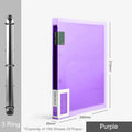 Fashion Colors Ring Binder A4 File Folder Folder 2-Rings Office Document Organizer File Storage A4 Binder Folder With Rings