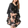 Summer New Chinese Style Satin Robe Dress Women's Sexy | SAMAG