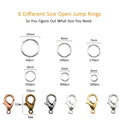 A Set Jewelry Findings Tool Open Jump Rings, Pliers, Lobster Clasps Hooks, Tweezers Making Supplies - Visuel 2 | SAMAG