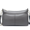Zency Women's Handbag 100% Genuine Leather Ladies Shoulder Crossbody Messenger Bag Fashion Hobos Black High Quality