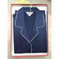 Pajamas for women pyjamas 100% pure silk 19mm sleepwear night suit home wear 2 pieces/set