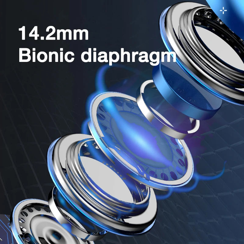 EARDECO Wired Headphones In-ear Phone Earphone Earbuds Sport Mobile Headphones 3.5mm Metal Headset Stereo Earphones with Mic