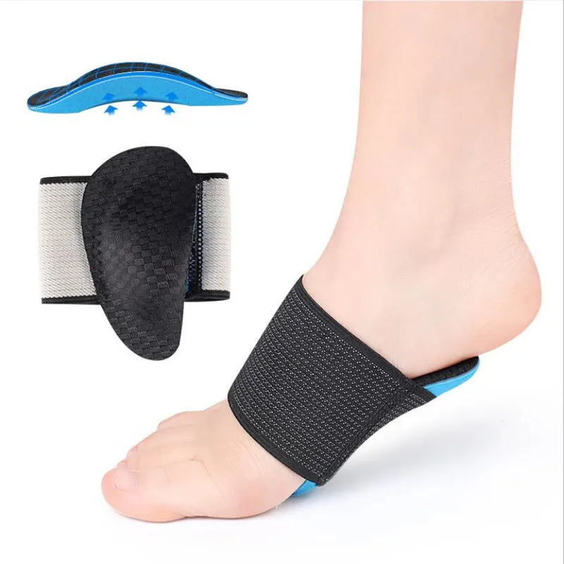 Arch Pad Support Insoles for Flat Foot Correction High Arch Cushioning Plantar Fasciitis Pain Relief Foot Care Orthopedic Insole