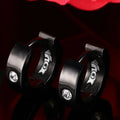Vnox Cute Hoop Earrings For Women Men Stainless Steel Ear Cuff Brincos Huggie Jewelry