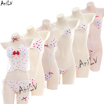 AniLV Sweetheart Strawberry Series Swimsuit Beach Bikini | SAMAG