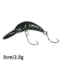 Mini Minnow Wobblers Triangle Hooks Fish Popper Bass | SAMAG