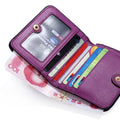 Fashion Split Leather Women Wallets Mini Purse Lady Small Leather Wallet with Coin Pocket