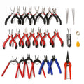 Mini Pliers Tools Set for Jewelry Making Beading round Flat Long Needle Nose Cutting Wire Complete Beading Jewelry Equipment Kit