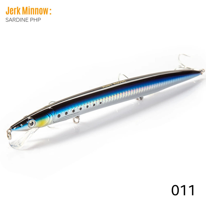 Hunthouse Sandeel Minnow Fishing Lure 143/173/208mm Long | SAMAG