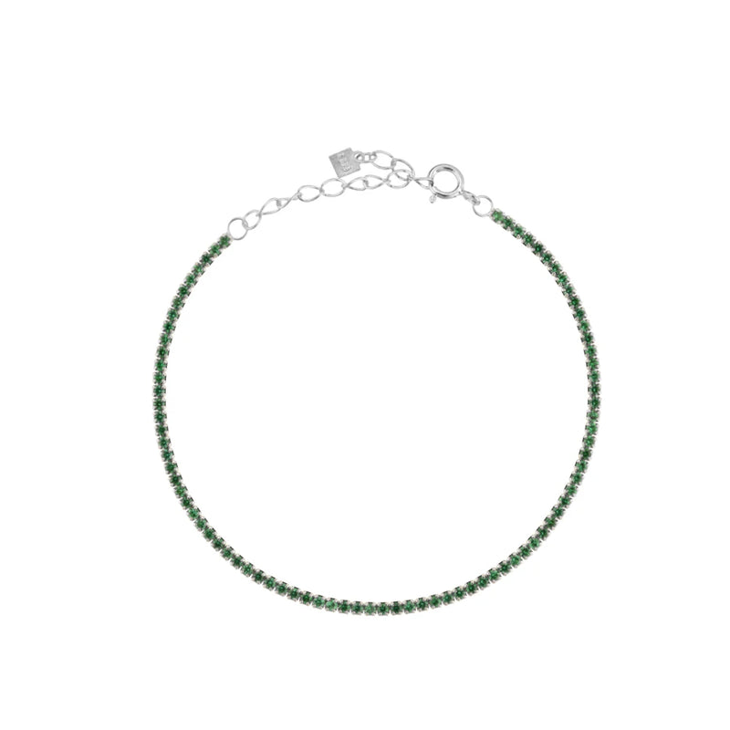 ANDYWEN 925 Sterling Silver 1.5mm Tennis Zircon Charm Long Chain Necklace Rock Punk Fashion Fine Jewelry Gift Wedding Party