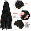 Synthetic Crochet Braiding Hair Extensions Dreadlocks Ombre Brown Colored X-TRESS Soft Straight Faux Locs Braids Hair For Women