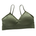 Seamless Women Sports Bra Running Bralette Padded Vest Elastic Brassiere  Fitness Gym Underwear Bra Top