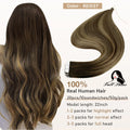 Full Shine Tape In Hair Extensions Human Hair 100% Remy Natural Human Hair Seamless Skin Weft Seamless Color Glue For Women