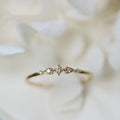 Soild 14k Gold Yellow Color Diamond Rings for Women Fine Wedding Bands Gemstone Engagement Jewelry Luxury Cocktail Gold Rings