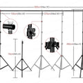 2.6x3M Photography Reflector Lighting Kit Photo Background Muslin Backdrops Softbox Umbrella Light Stand For Photo Studio