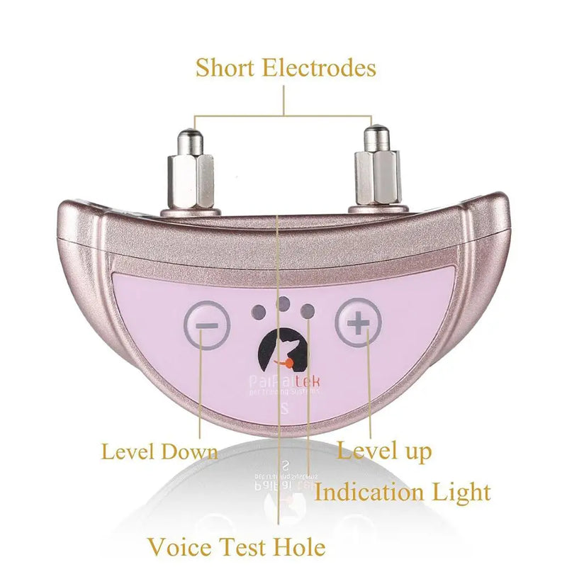 Dog Anti Bark Collar Pet Anti-barking Device 8-27 Inch Dog Collar Dog Stop Bark Shock Collar for S/M Dog Dropship Fast ship!