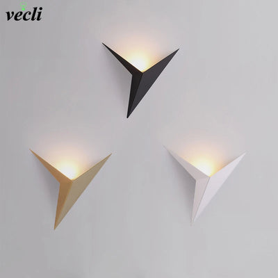 Creative Triangle Wall Lamp Nordic Led Light Living Room | SAMAG