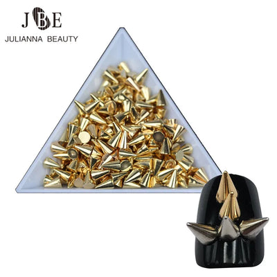 3*3mm Arrow Rivet Decoration Nail Art Punk Spikes Stud | SAMAG