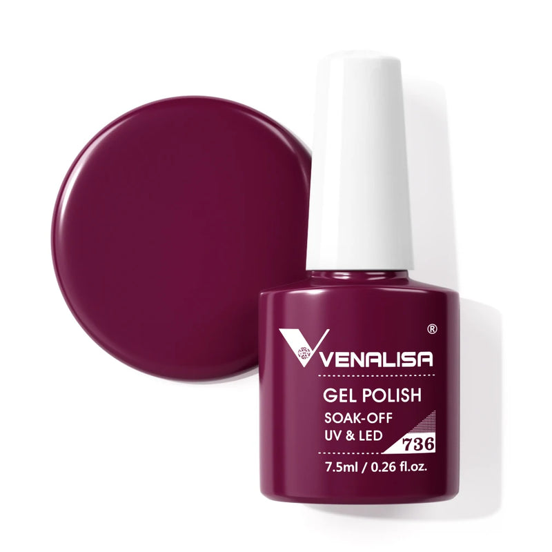 VENALISA Non Cleansing Topcoat Nail Art 7.5ml Soak off Base Coat Foundation No Wipe Top Coat Nail Gel Funny Bunny Gel Varnish