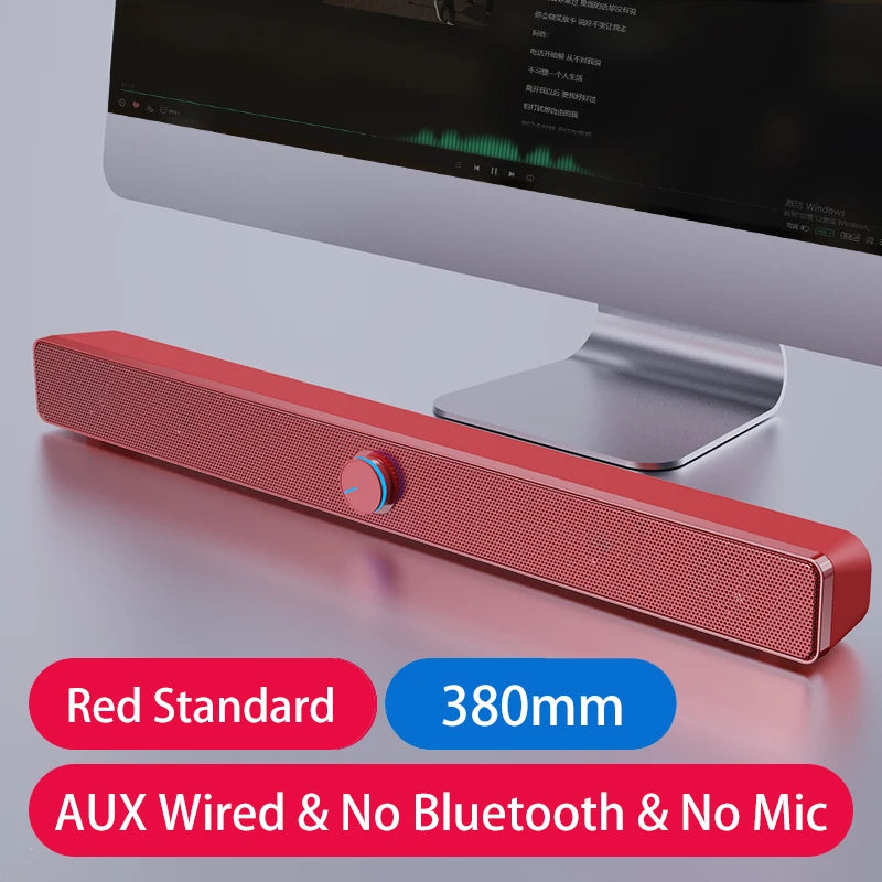 Soundbar TV Barra De Sonido Sound Bar Bluetooth Speaker Bocinas Alta Fidelidad Caixa De Som Para PC Computer Speakers Desktop