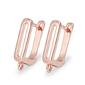 1 Pair Gold Plated  Earring Hooks Components Accessories Supplies For Woman DIY  Handmade Making Findings Jewelry  Wholesale