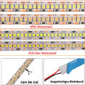 LED Strip Light 12V 24V 2835 5050 5054 5M RGB White Pink Red Blue Flexible LED Tape Ribblon 120LED 60LED 480LED Waterproof Decor