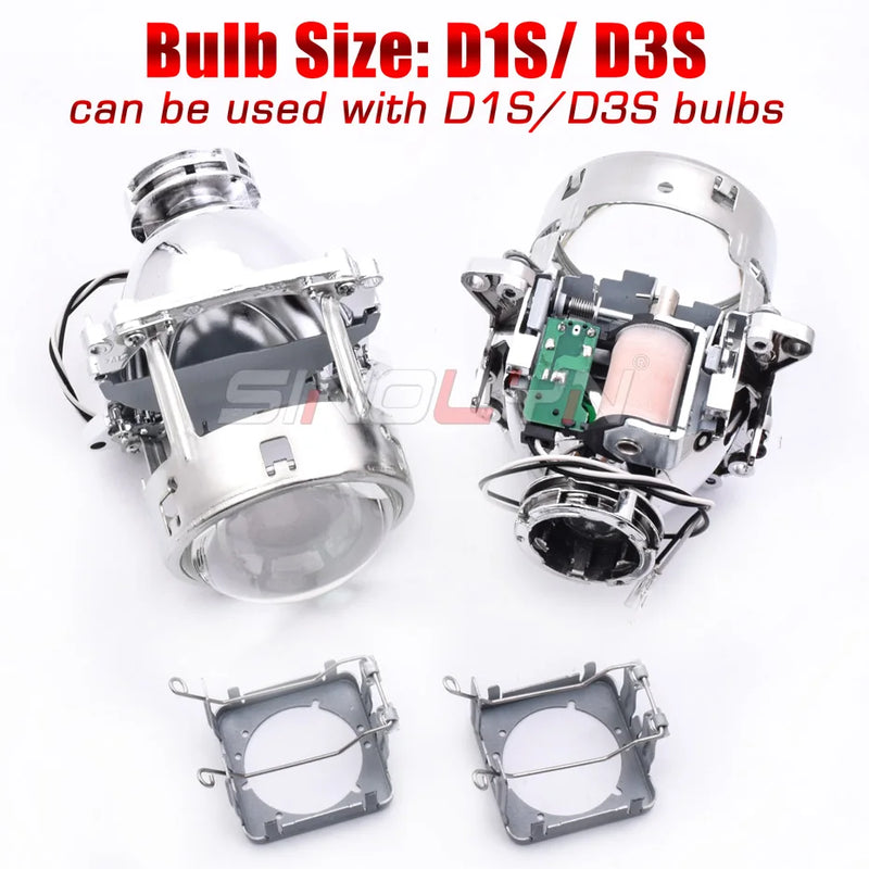 Sinolyn Bi Xenon Projector Lenses For BMW E46 M3 AL E90 E92/Audi A4 B8 A3/Benz W220 W203 /Volvo V50 D2S D1S Headlight Replace