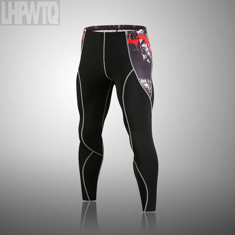 Men's Thermal Underwear Set MMA Tactics Fitness Leggings Base Compression Sports Suit Underwear Long Johns Men Clothing Brand