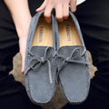 Size 38-49 Luxury Men Loafers Soft Moccasins Summer Shoes Man High Quality Mens Shoes Casual Suede Genuine Leather Driving Flats
