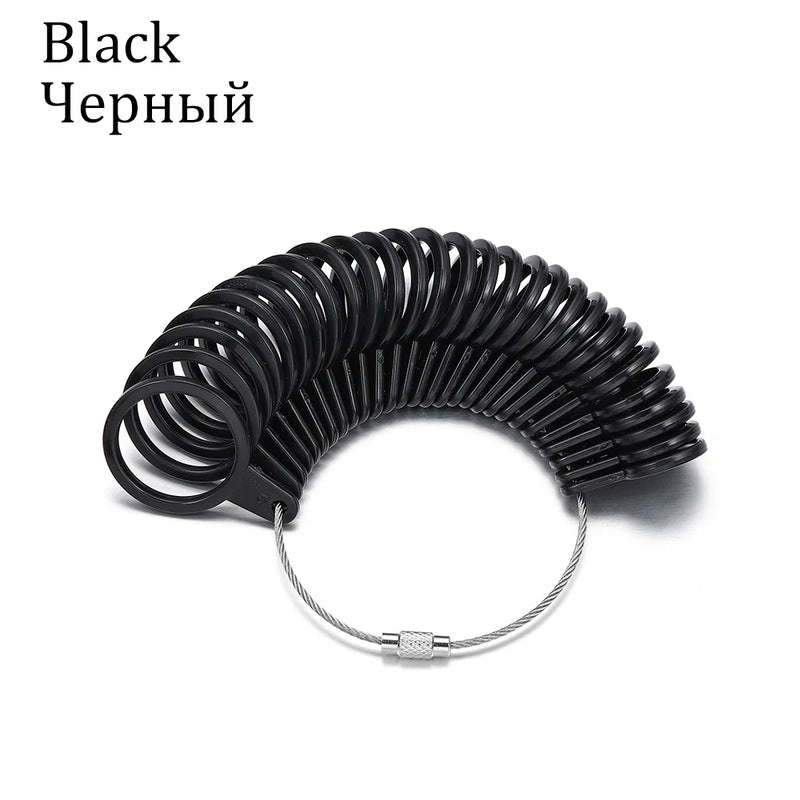 Professional Measuring Gauge Finger Ring Stick Sizer UK/US Official British/American For DIY Fashion Jewelry Measuring Tools Set