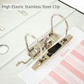 Deli Large Ring Binder A4 File Folder Kraft Paper Archivador Anillas A4 Folder For Documents Organizer Big Ring Binder Folder A4
