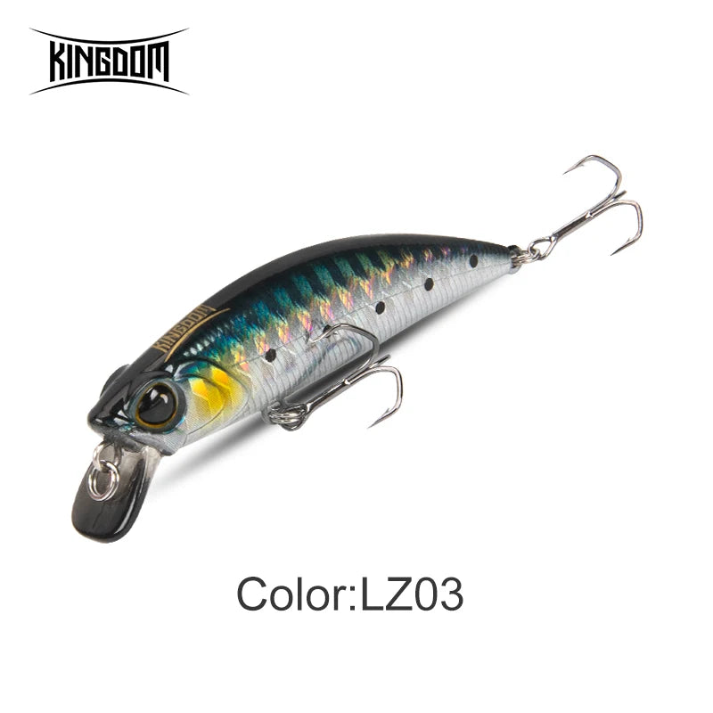 Kingdom Sinking Minnow Fishing Lure 45mm 60mm Far Casting | SAMAG