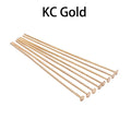 100-200pcs/bag 20 25 30 40 50 60 mm Flat Head Pins Gold/Copper/Rhodium Headpins For Jewelry Findings Making DIY Supplies
