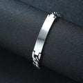 Vnox 9mm Stainless Steel ID Bracelets for Men Personalize Name Image Unique Gift Link Chain - Visuel 9 | SAMAG