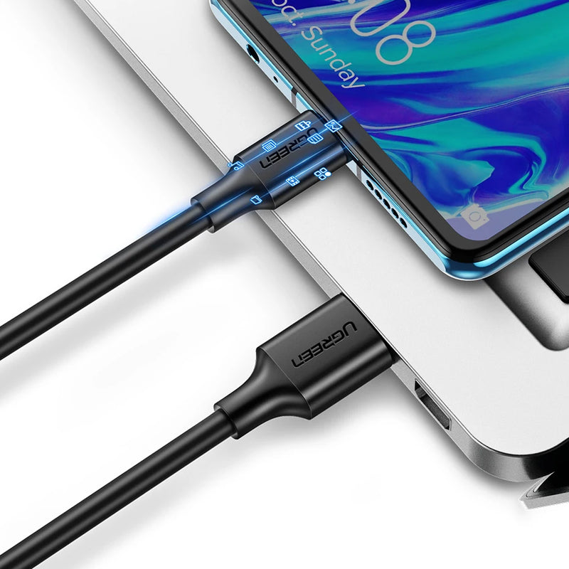 UGREEN USB C Cable 5Gbps USB3.0 A to USB C for iPhone 17 16 15 iPad Samsung S25 S24 for Switch M2 SSD NVME USB3.0 Data 18W Cable
